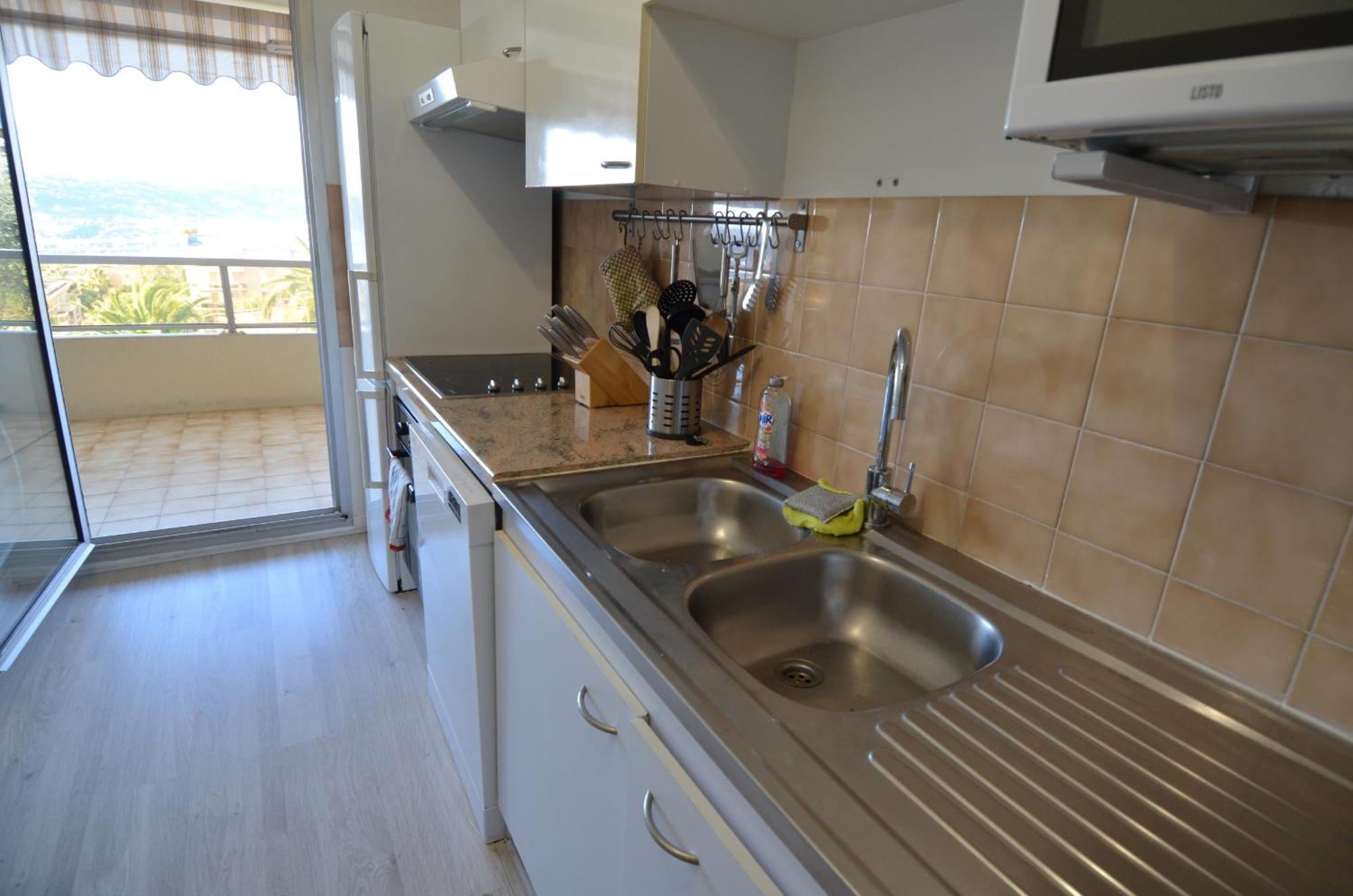 Plein Ciel - Appartement 5 Personnes Avec Piscine Sur La Corniche Fleurie A Nicea Zewnętrze zdjęcie