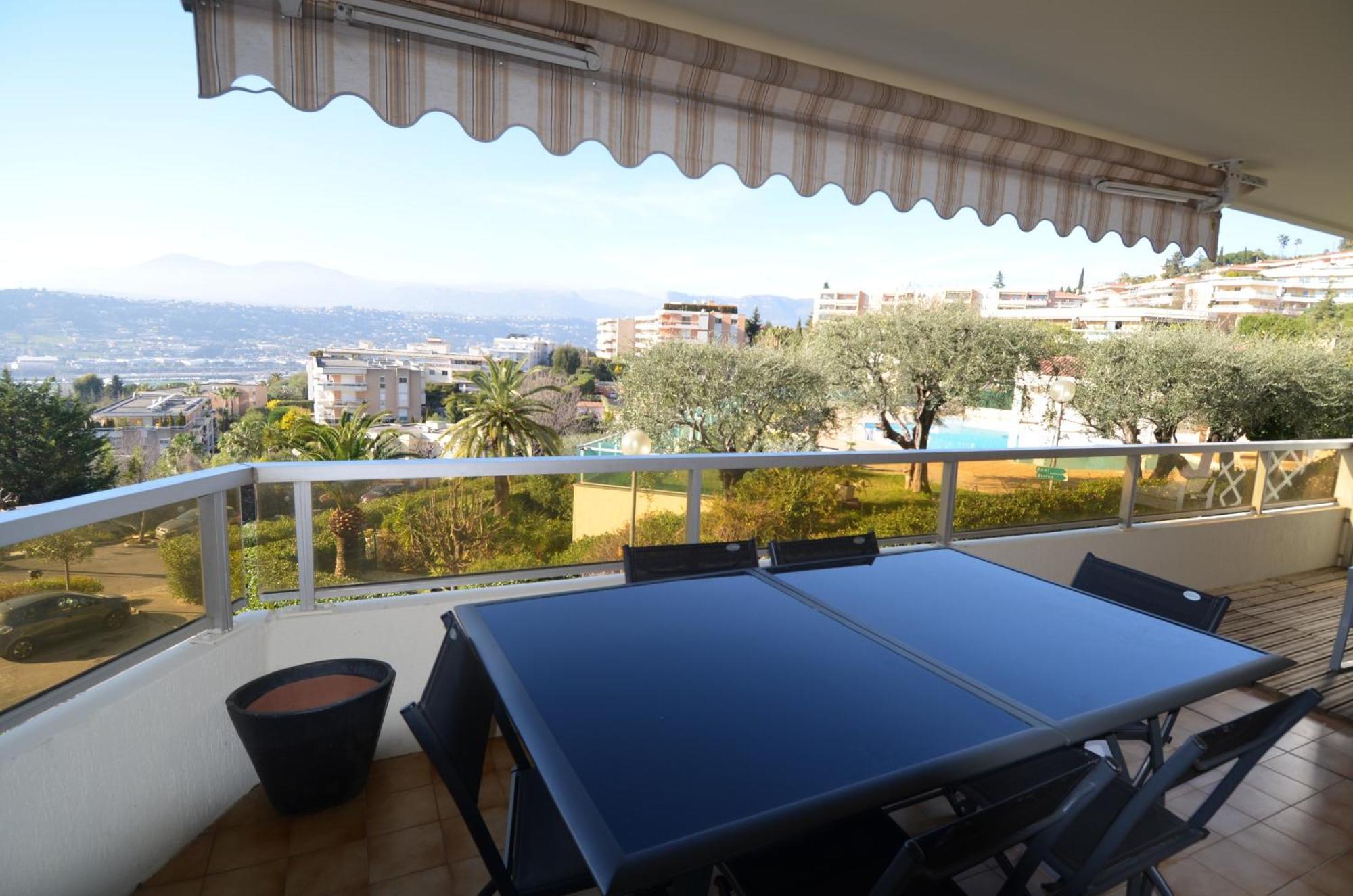 Plein Ciel - Appartement 5 Personnes Avec Piscine Sur La Corniche Fleurie A Nicea Zewnętrze zdjęcie